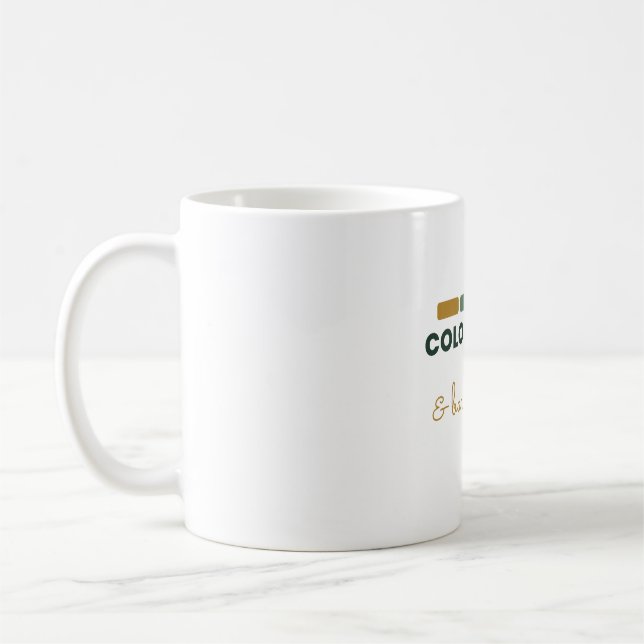 Mug Planificateur à code couleur et humour de survie (Gauche)