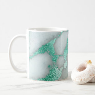 Mug Planificateur fascinant vert en bon état givré par
