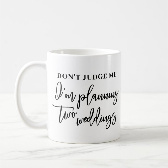 Mug Planification de deux Mariages drôle Mariage repor (Gauche)