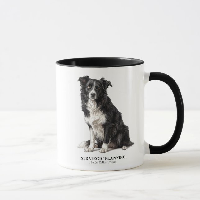 Mug Planification Stratégique Border Collie (Droite)