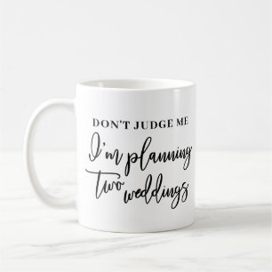 Mug Planifier deux Mariages amusant reporter Mariage
