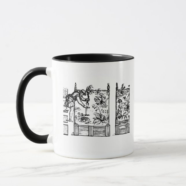 Mug Plantant dans les lits augmentés, 'du Laby du (Gauche)