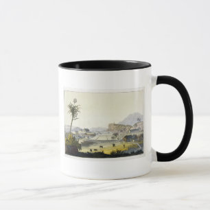 Mug Plantation de sucre, Antilles (gravure de couleur)