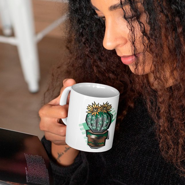 Mug Plante Cactus Dans Un Pot (Créateur téléchargé)