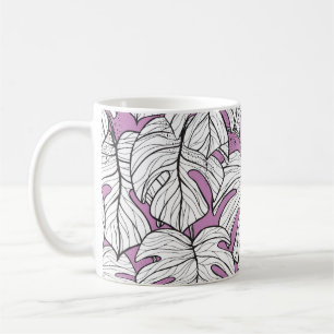 Mug Plante de Monstère tropicale Répéter le Motif