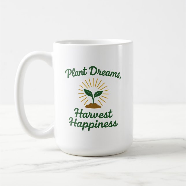 Mug Plante Dreams récolte le bonheur (Gauche)
