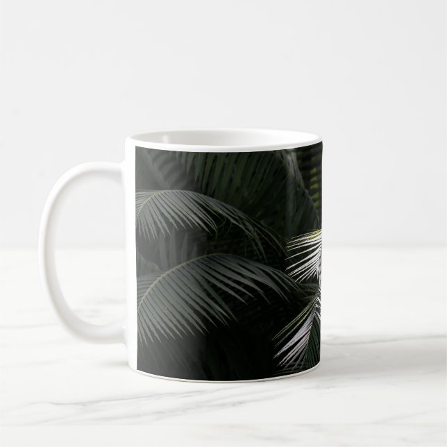 MUG PLANTE FEUILLES VERTES (Gauche)