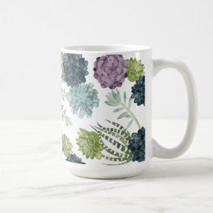 Mug Plante Happiness Collection Motif Succulent