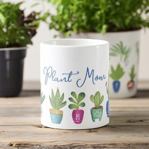 Mug Plante Maman Fun & mignon Pote Plante Monogramme