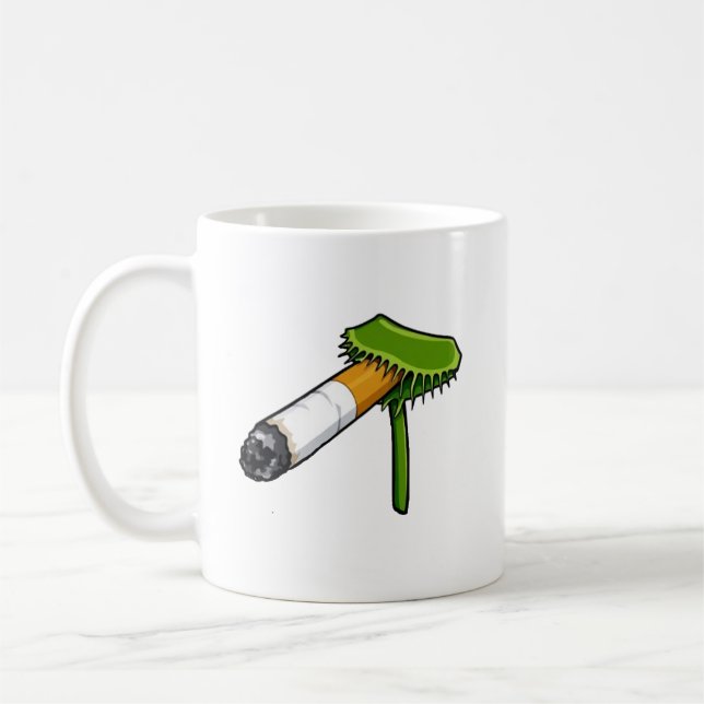 Mug Plante piège à Venus avec cigare (Gauche)