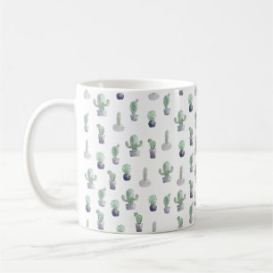 Mug Plantes de cactus aquarelle