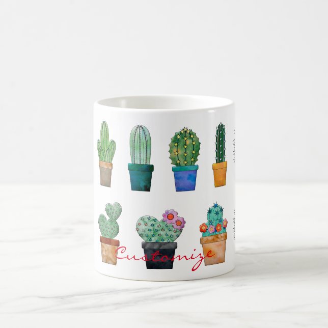 Mug Plantes de Cactus assortés Thunder_Cove (Centre)