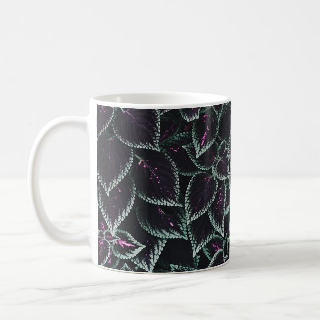 Mug Plantes de feuilles vertes et marrons (Gauche)