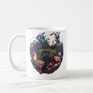 Mug Plantes de jardinage et poules