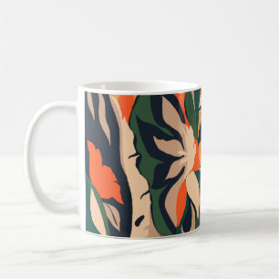 Mug Plantes de jungle exotique moderne motif d'illustr