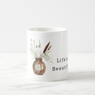 Mug Plantes de vase en bronze