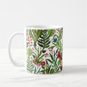 Mug Plantes décoratifs et insectes : Design sans coutu