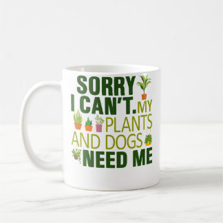 Mug Plantes et amoureux de chiens Jardinier amoureux d