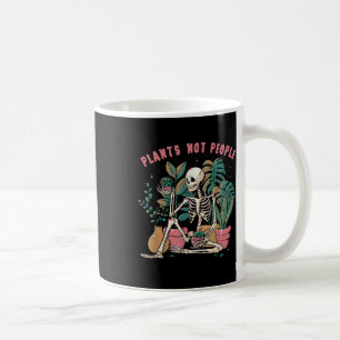 Mug Plantes pas gens Squelette Éffrayante saison Happy