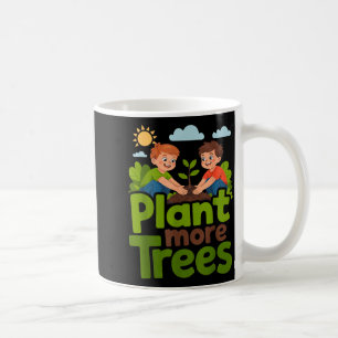 Mug Plantez plus d'arbres - jardinage enfants éco resp