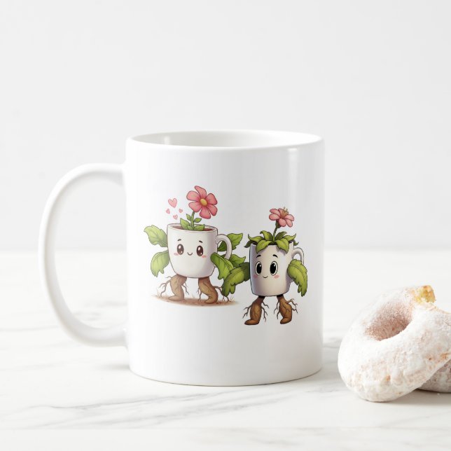 Mug Plants parent perfect gift for mom day & hobbyist (Avec donut)