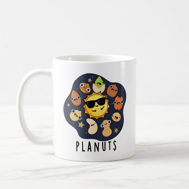 Mug Planuts Funny Astronomie Nuts Pun (Gauche)
