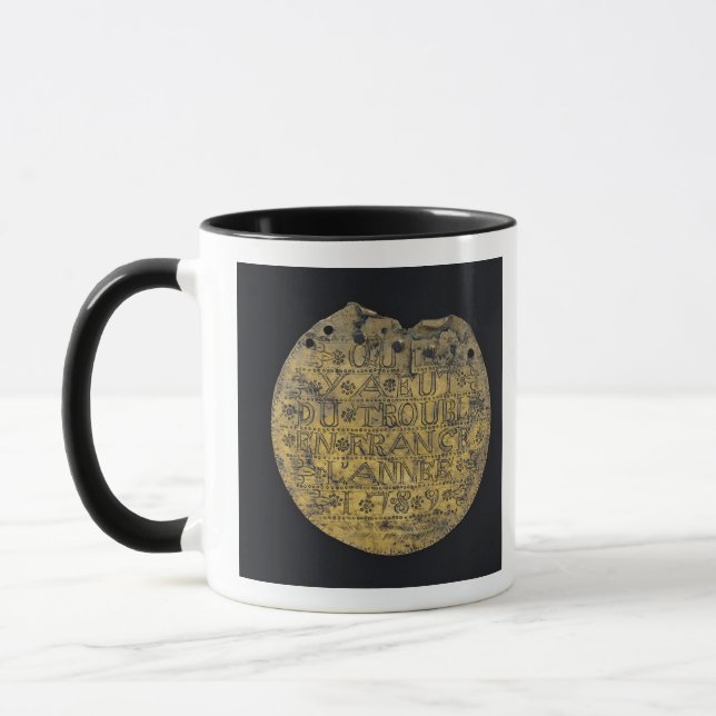 Mug Plaque avec l'expression (Gauche)