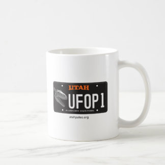 Mug Plaque de licence UFOP Logo & Allosaurus 11 oz. Mu