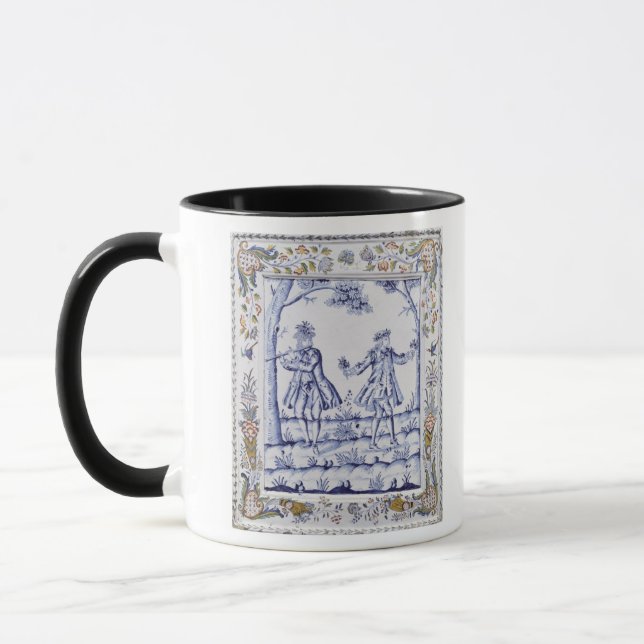 Mug Plaque dépeignant une scène 'du Flute magique (Gauche)