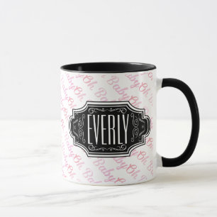 Mug Plaque nominative personnalisée tableau noir