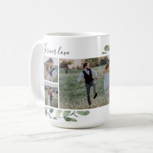 Mug Plaque souvenir de mariage au collage de photos au