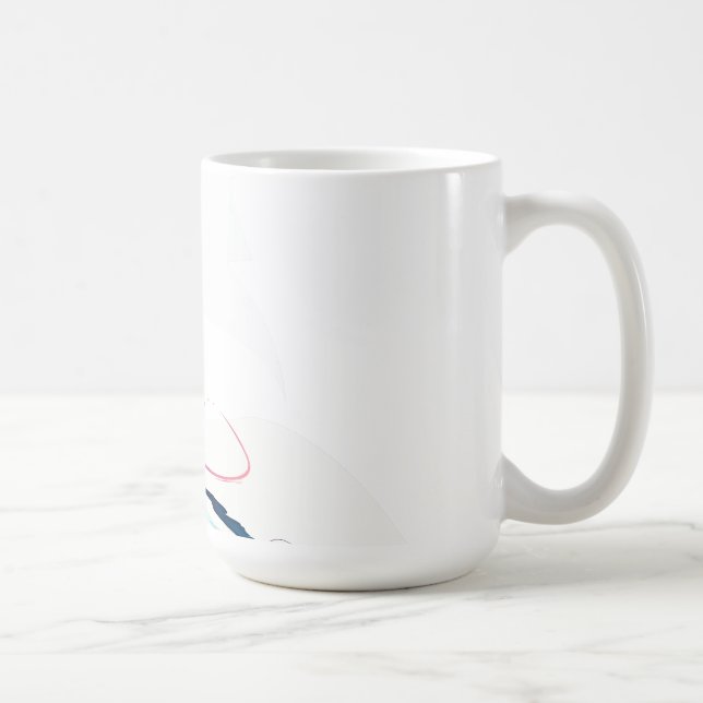 Mug Plaques de peinture de couleur de matin Abstraites (Droite)