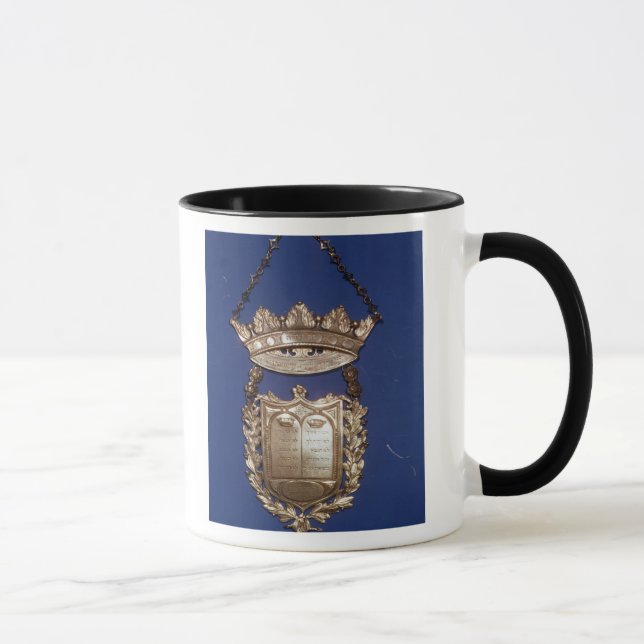 Mug Plastron ou bouclier pour le rouleau de Torah (Droite)