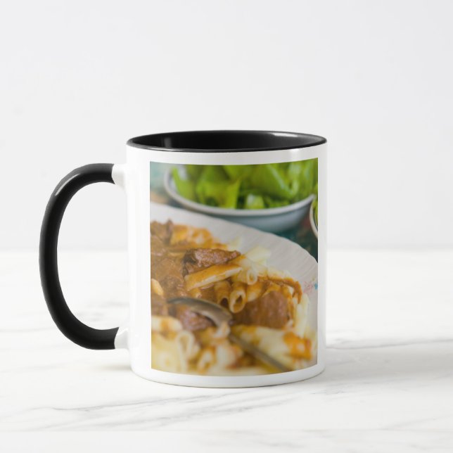 Mug plat de pâtes, Istrie, Croatie, Europe de l'Est, (Gauche)