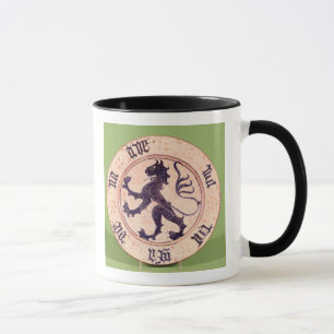 Mug Plat Hispano-Moresque, étain-vitré