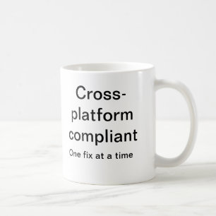 Mug Plate-forme croisée conforme
