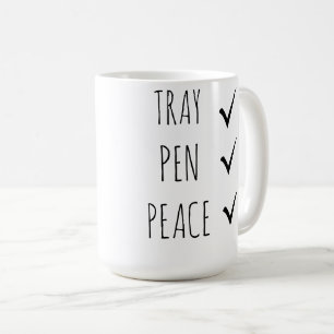 Mug Plateau, stylo, paix