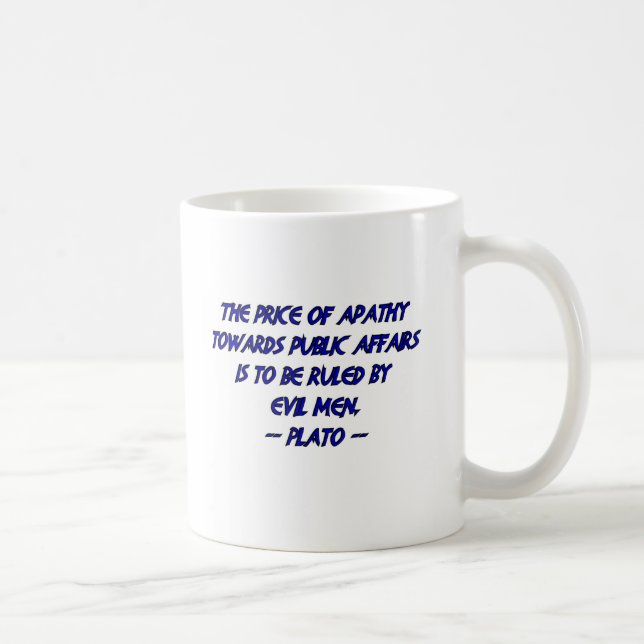Mug Platon et le Prix de l'Apathie (Droite)