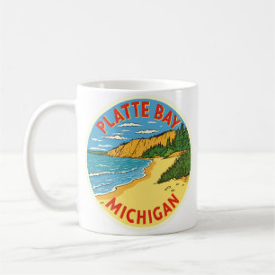 Mug Platte Bay Michigan Vintage