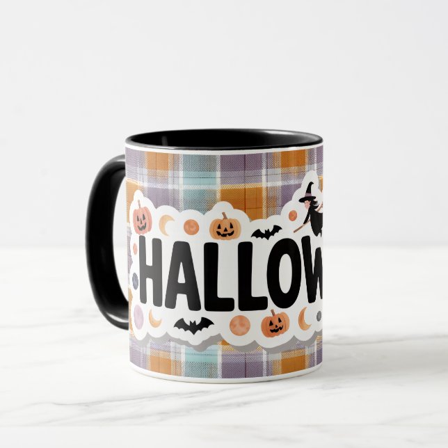 Mug Playful Halloween Plaid (Devant gauche)