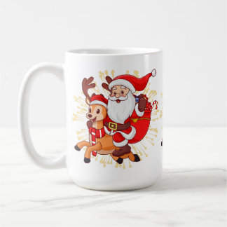 Mug **"Playful Santa Claus Design – Fun and Festive Ch