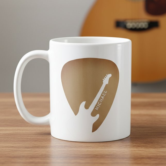 Mug Plectre Guitariste Musicien (Créateur téléchargé)