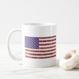 Mug Pledge of Allegiance Flag