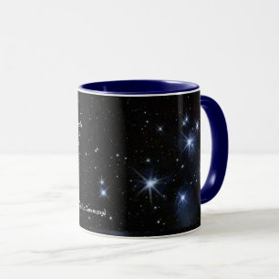 Mug Pleiades (texte personnalisable)