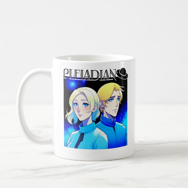 Mug Pleiadian Alien Race et UFO (Gauche)