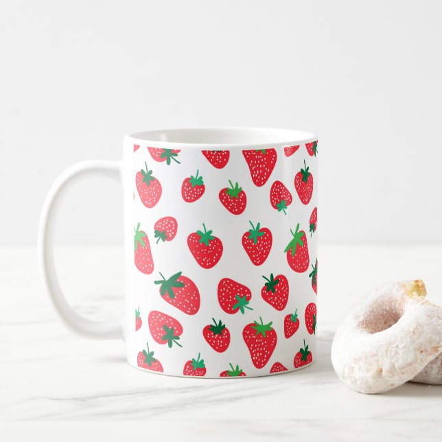Mug Plein de fraises (Avec donut)