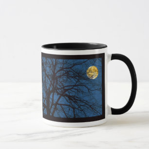 Mug Pleine lune de branches d'arbre