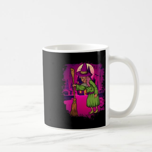 Mug Pleine lune Éffrayant Costume d'Halloween Scary Br (Droite)