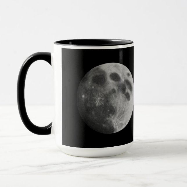 Mug Pleine lune numérique (Gauche)