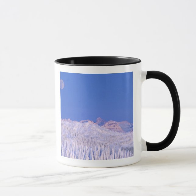 Mug Pleine lune se levant au-dessus du parc national d (Droite)